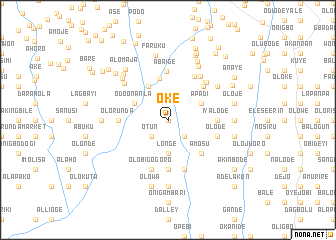map of Oke