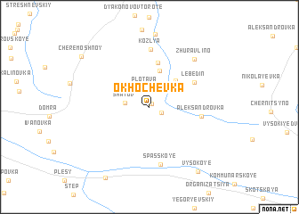 map of Okhochevka