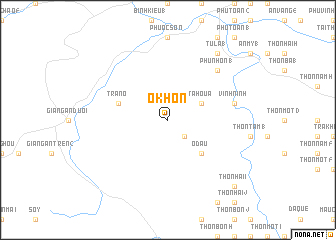 map of Ô Khôn