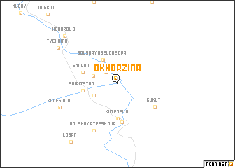 map of Okhorzina