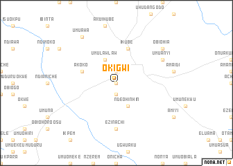 map of Okigwi