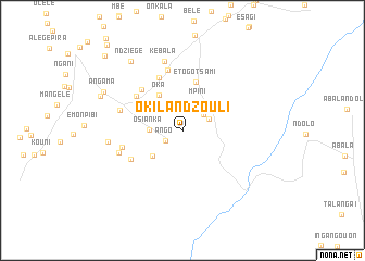 map of Okilandzouli