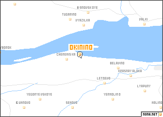 map of Okinino