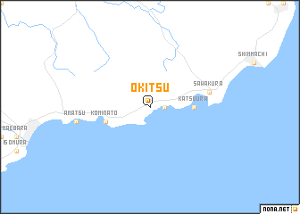 map of Okitsu