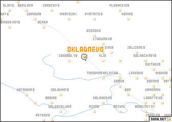 map of Okladnevo