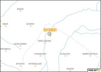 map of Okoboi