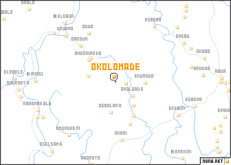 map of Okolomade