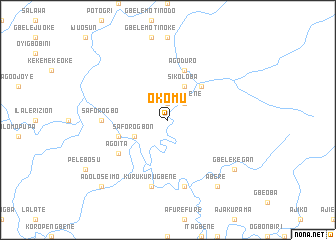 map of Okomu