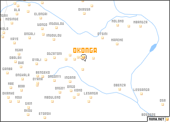 map of Okonga