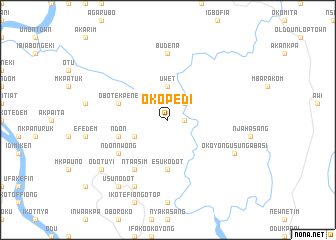 map of Okopedi