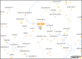 map of Okop