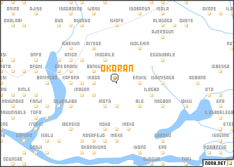 map of Okoran