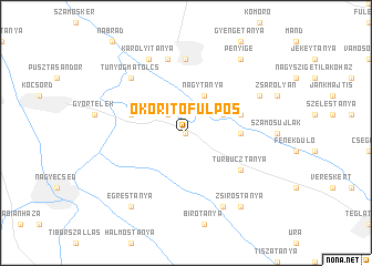 map of Ököritófülpös