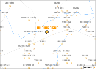 map of Okovia Ogwo