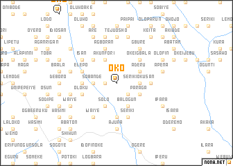 map of Oko