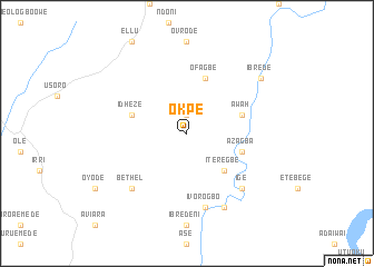 map of Okpe