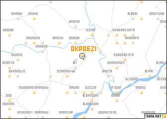 map of Okpo Ezi