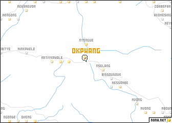 map of Okpwang