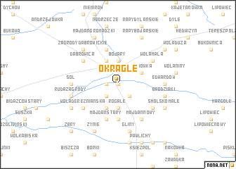 map of Okrągłe