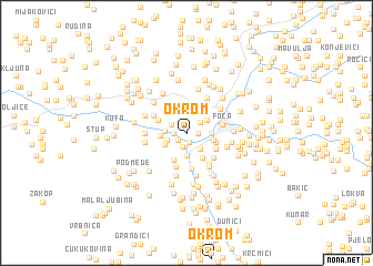 map of Okrom