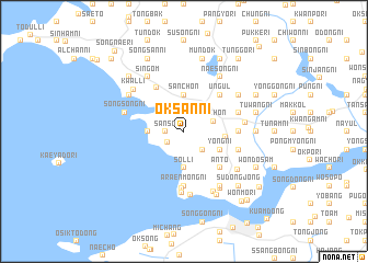 map of Oksan-ni