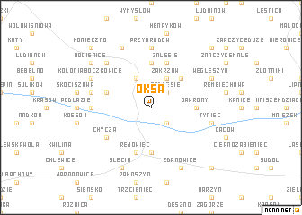 map of Oksa