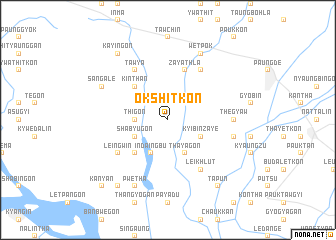 map of Okshitkon