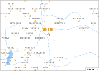 map of Oktwin