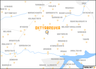map of Oktyabrëvka
