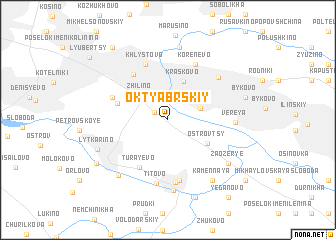 map of Oktyabr\