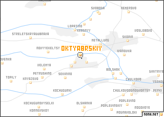 map of Oktyabr\