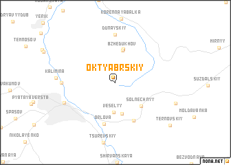 map of Oktyabr\