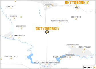 map of Oktyabr\