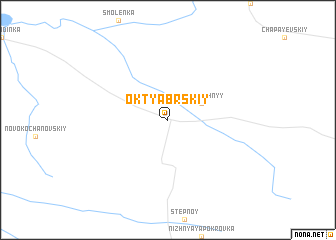 map of Oktyabr\