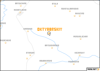 map of Oktyabr\
