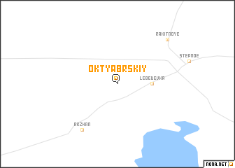 map of Oktyabrʼskiy