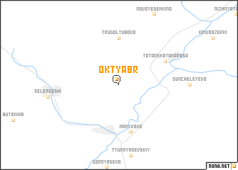 map of Oktyabr\