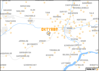 map of Oktyabr