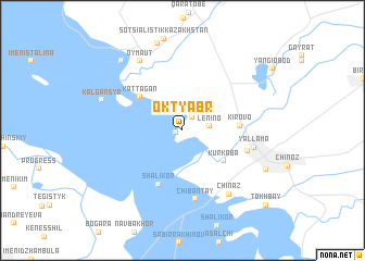 map of Oktyabr\