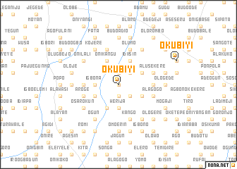 map of Okubiyi