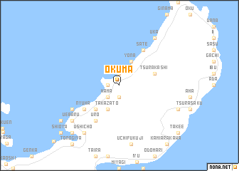 map of Okuma