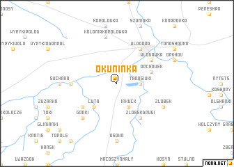 map of Okuninka