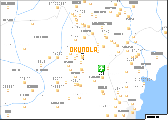 map of Okunola