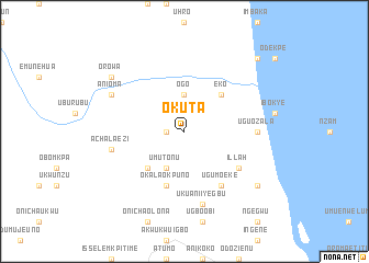 map of Okuta