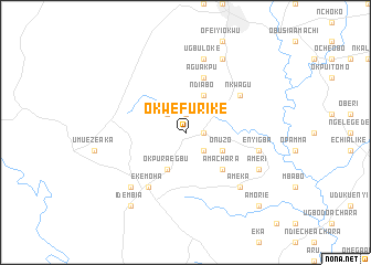 map of Okwefurike