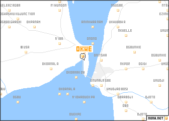 map of Okwe