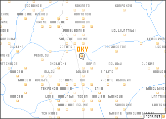map of Oky