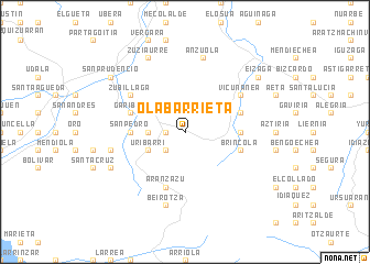 map of Olabarrieta