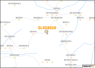 map of Ola-Gboda