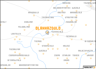 map of Oláhházdůlő